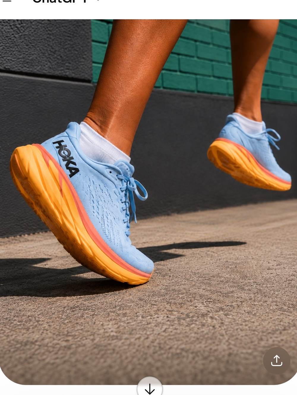 Hoka one Clifton 8 blue women’s sneakers size 10.5 price firm!